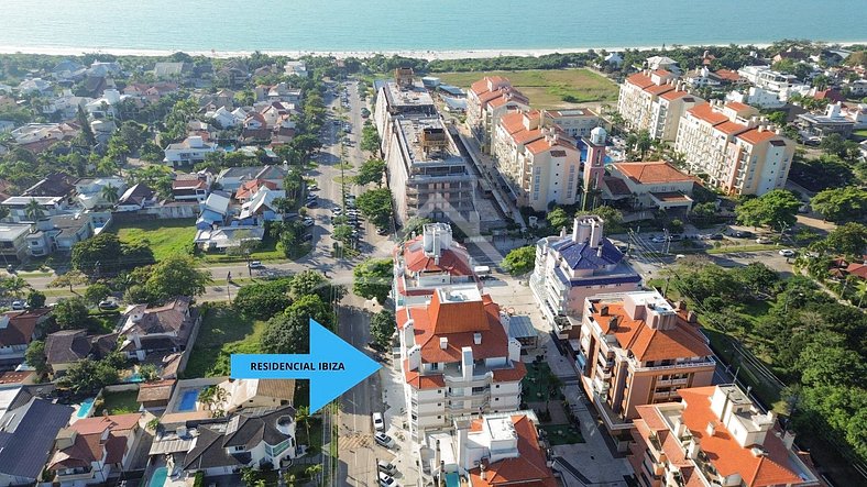 1 dorm. 300m da Praia de Jurere Internacional